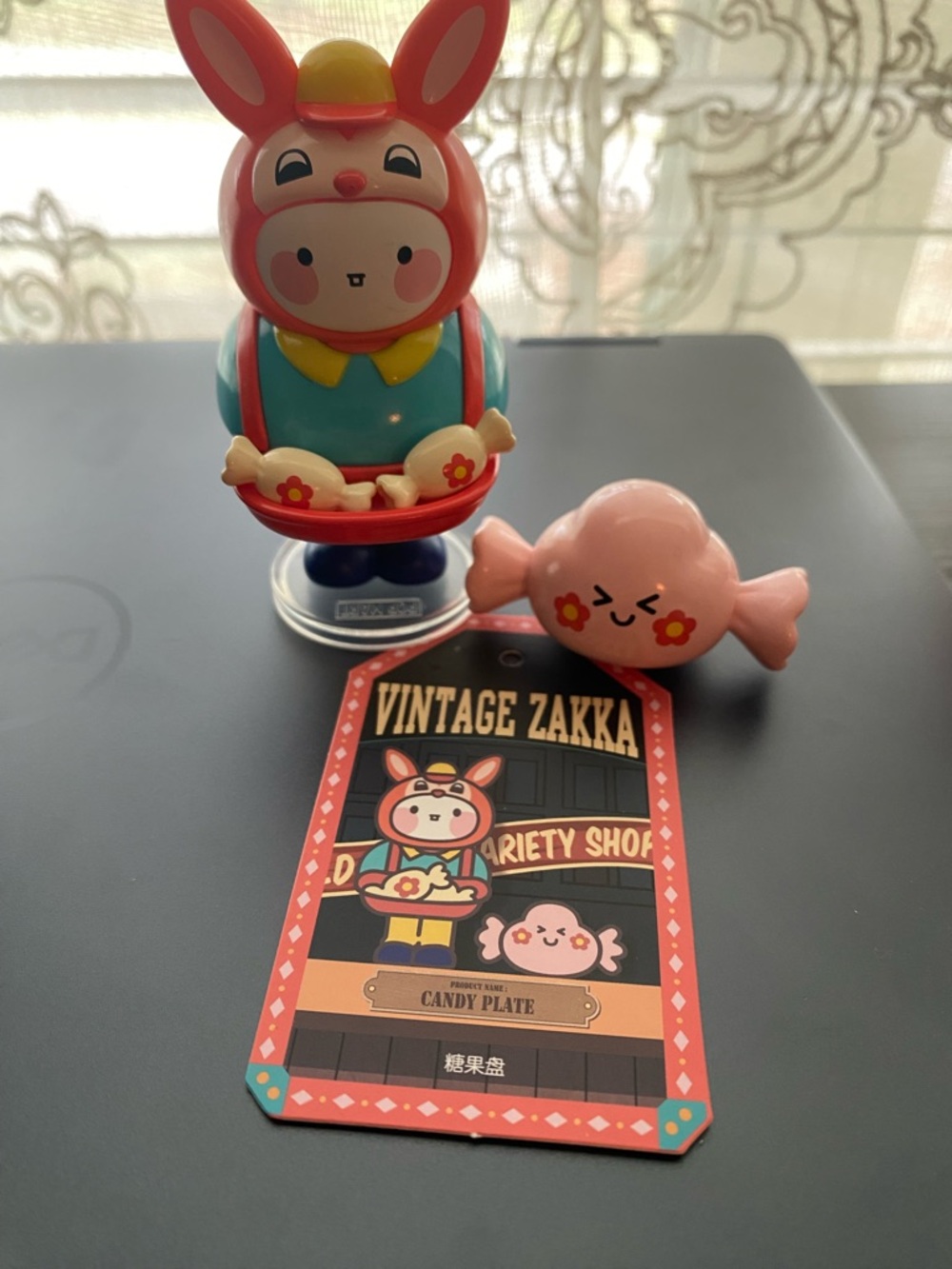 Bobo & Coco Vintage Zakka Candy Plate Figure
